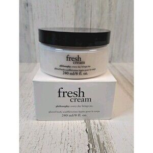 Philosophy Fresh Cream Glazed Body Soufflé 8 fl oz Moisturize New
